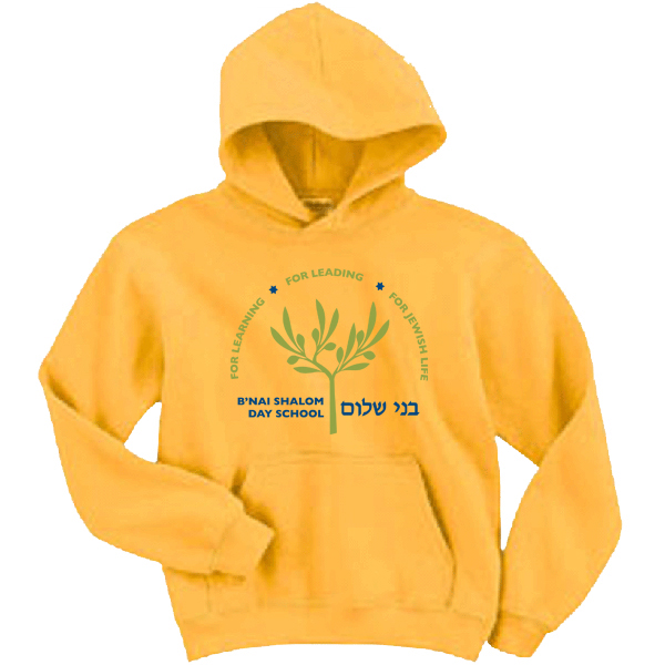 #26 Hoodie - Big School Logo (2-color)